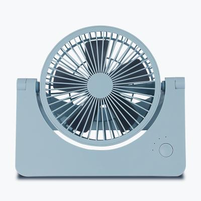 China Big Airflow USB Rechargeable Mini Fan , Multi Speed Mini Rechargeable Table Fan for sale