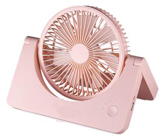 China Desk Install USB Rechargeable Mini Fan With DC Motor Mesh Removable for sale