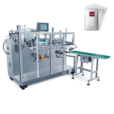 China Cosmetic Non Woven Facial Mask Making Machine 260mm Sheet Filling Packing for sale