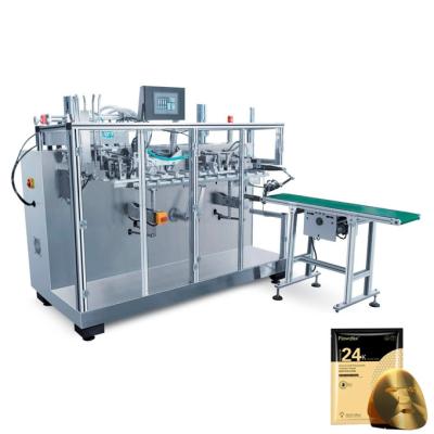 China Semi Automatic Facial Mask Folding & Sealing Pack Machine For Cosmetics Factory for sale