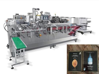 China High Speed Automatic Face Mask Packing Machine 80g/M2 Spunlace for sale