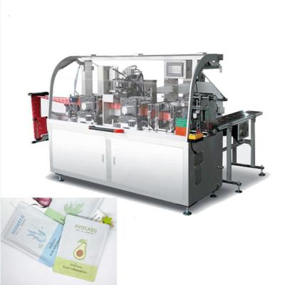 China Four Side Wet Tissue Folding Packing Machine Medical Wet Wipes for sale