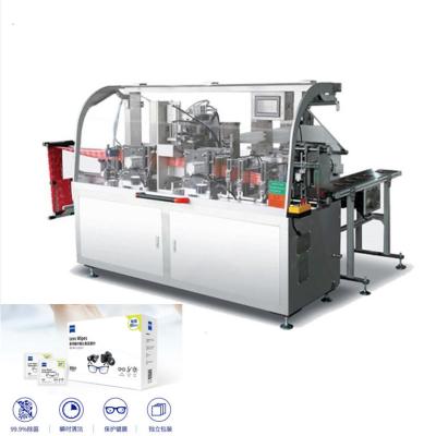 China High Capacity Automatic Wet Tissue Packing Machine With 4 Side Sealing, antifog wipes making machine for sale