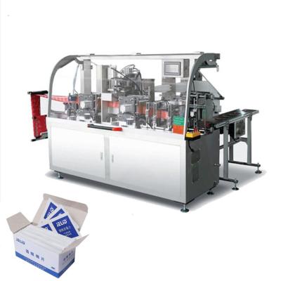 China Horizontal Wet Wipes Production Line , Single Piece Sheet Wet Tissue Making Machine for sale