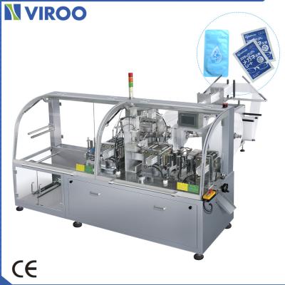 China Full Automatic Eyeglasses Cleaning Lens cleaning Wet Wipes Production Line 80-120 Bags / Mins for sale