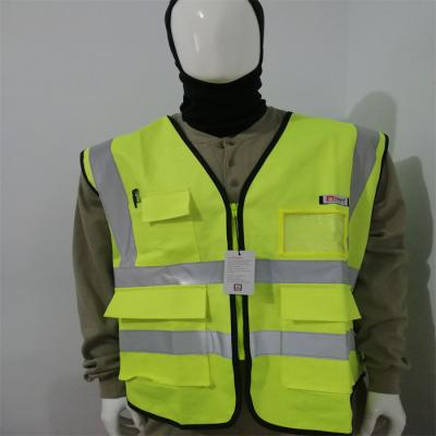 China Water Oil Repellent Hi Vis Workwear FR Antistatic 100% Cotton for sale