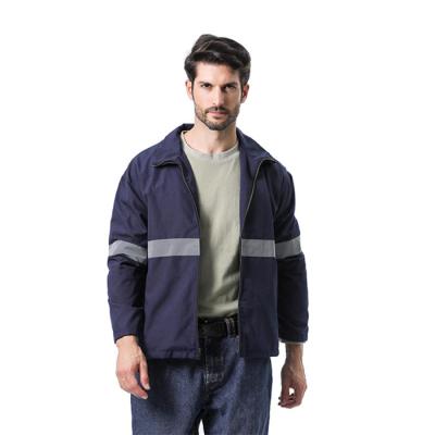China 3 1 Twill FR Winter Jacket With Reflective Tape EN11611 Aramid 3A for sale