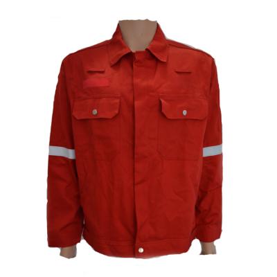 China 210gsm Twill Red Fire Resistant Jackets En11611 Cvc FR 100 Cotton Hi Vis Fr Winter Jacket for sale
