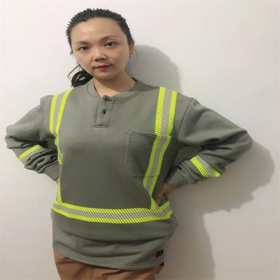 China Fire Resistant Hi Vis Workwear NFPA2112 Hi Visibility T Shirts For Welding for sale