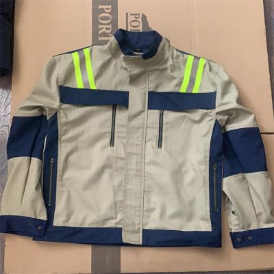 China 260gsm Cotton Fire Resistant Jackets For Mining Industrial EN11612 for sale