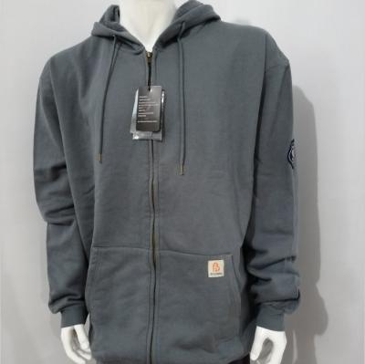 China 100% Cotton Gray Color FR Fire Resistant Hoodie 7.5 Oz CAT2 for sale