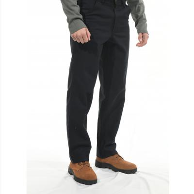 China Black FR Canvas Flame Resistant Pants 10oz Slim UL NFPA2112 for sale