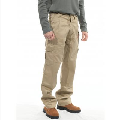 China CN88 12 7.5oz CAT FR Cargo Pants Khaki Fire Rated For Men Workwear for sale