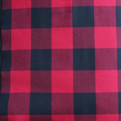 China 7.5oz Shirt Plaid FR Cotton Fabric Yarn Dyed For Safety Workwear FRC Shirt for sale