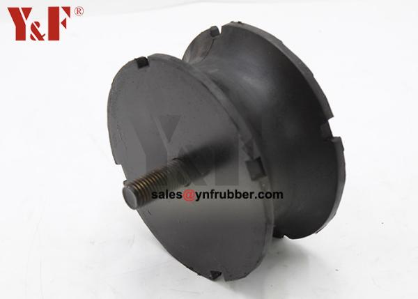 Quality Round Flexible Rubber Bobbin Mounts Smooth Surface Treatment for sale