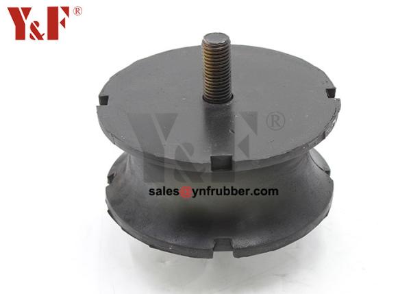 Quality Round Flexible Rubber Bobbin Mounts Smooth Surface Treatment for sale