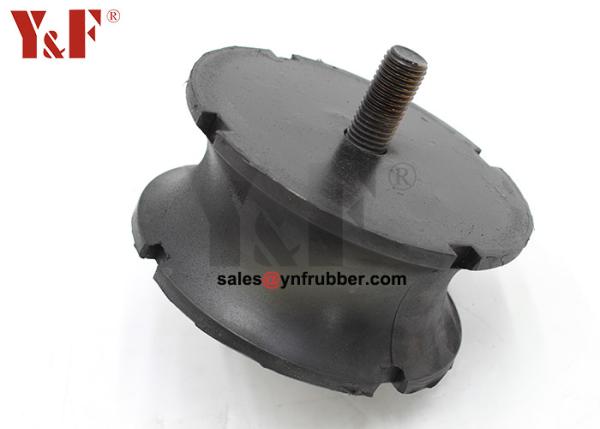 Quality Round Flexible Rubber Bobbin Mounts Smooth Surface Treatment for sale