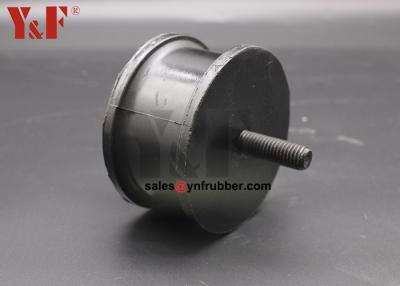 China Small Vibration Shock Absorption Mounts Black Round Rubber Mounts for sale