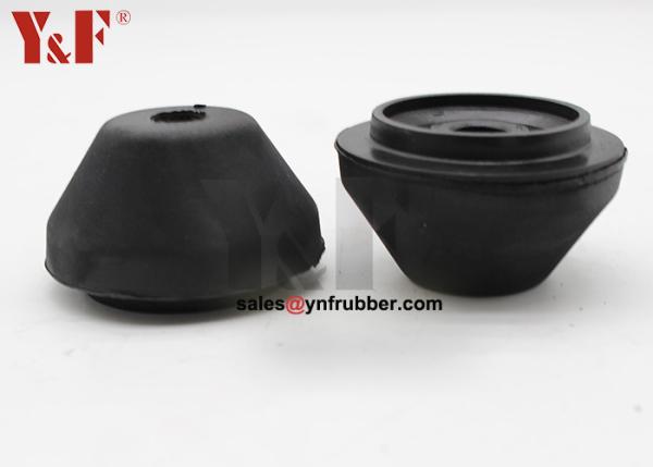 Quality OEM Black Flanged Rubber Mounts Manufacturer Noise Reduction for sale