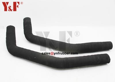 China E320GC Black Excavator Rubber Hose Replacement Radiator Hose UP SGS for sale
