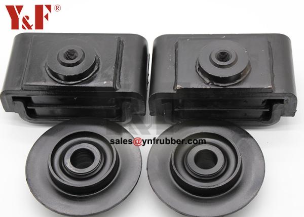 Quality Excavator Engine Body Mount Bushings Round Custom Fitment Type for sale