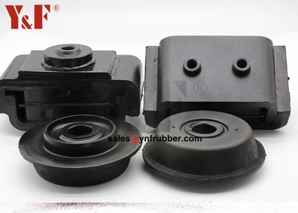 Quality Excavator Engine Body Mount Bushings Round Custom Fitment Type for sale