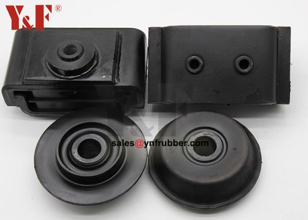 Quality Excavator Engine Body Mount Bushings Round Custom Fitment Type for sale