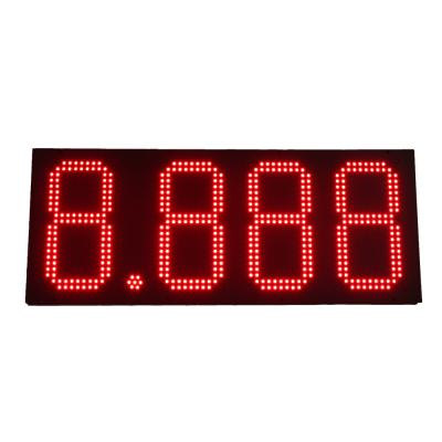 China 88.88 IP65 Gas Station Sign Numbers Petrol Price LED Display Board for sale