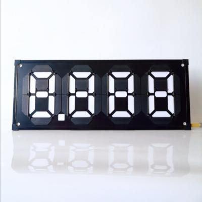 China 10mm Ultra Thin Seven Segment Display Board Reflective Type Fuel Price Flip Sign for sale