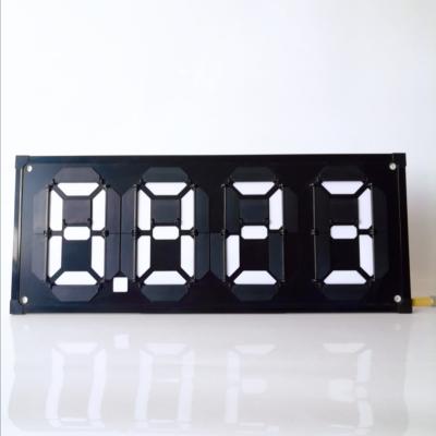 China White Word Aluminous Board Fuel Price Flip Signs Digital Price Signs For Gas Station for sale