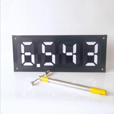 China 7 Segments Fuel Price Flip Signs Outdoor Waterproof Gas Price Flip Sign for sale