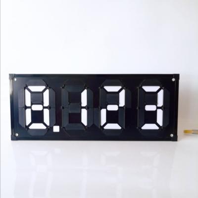 China Translucent Type 88.88 Outdoor Gas Price Signs With Flip Dot Display for sale