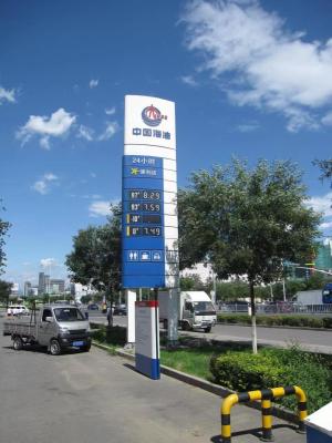 China 888.8 Outdoor IP65 Oil Digital Price Signs For Gas Station for sale