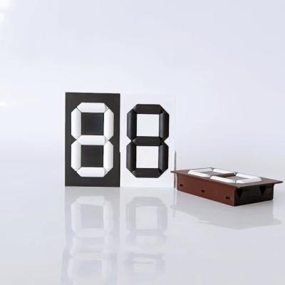 China Manual Flip Gas Price Sign Numbers Free Combination ASA Plastic Digital Price Display for sale