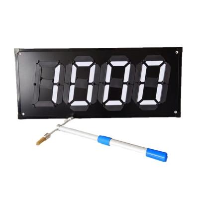 China Reflective Type Price Display Boards Gas Station Digital Signs Without Electricity for sale