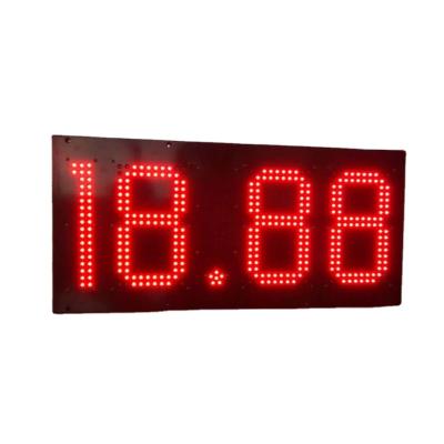 China Remote Controllable Waterproof LED Display Board Oil Price Sign For Gas Station for sale