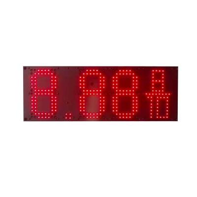China 3'' Bright White Outdoor LED Gas Price Sign Remote Control for sale