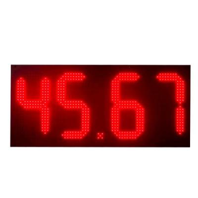 China High Brightness Outdoor Red LED Gas Price Sign For Gas Station for sale