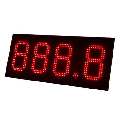 China 13 Inch Super Bright 7 Segment LED Gas Price Sign With Remote Control for sale