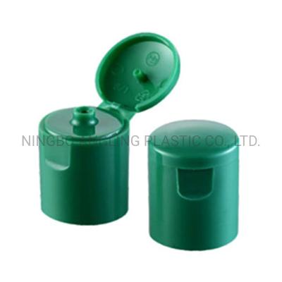 China 28415 Plastic Flip Top Cap in Green Customized Request Sample 1-10 PCS Free for sale