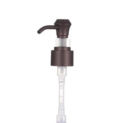 China 28/410 Plastic Bottle Stainless Steel Dispenser Pump with Clip Lotion Pump for sale