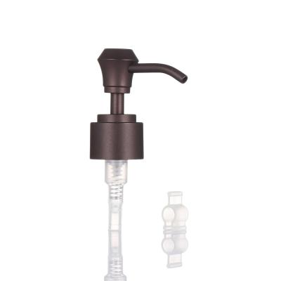 China 28mm Stainless Steel Lotion Pump with Clip and Certification ISO Output 2cc 1cc for sale