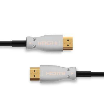 China Cable óptico HDMI de aleación de zinc 20m 50m 100m Cable HDMI de 18Gbps ancho de banda en venta
