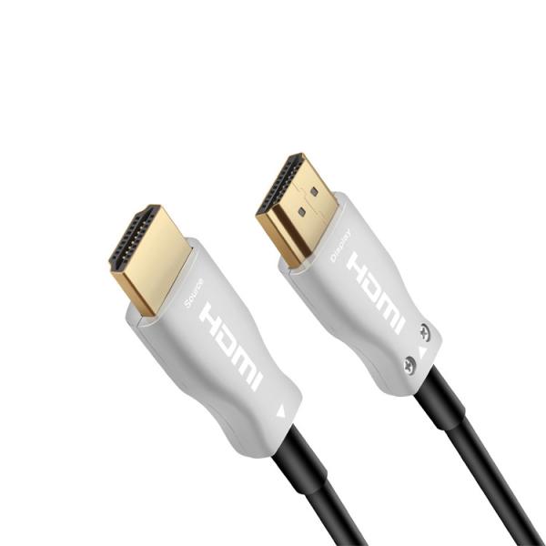 Quality Zinc Alloy Hdmi Optical Cable 20m 50m 100m Hdmi Cable 18Gbps Bandwidth for sale