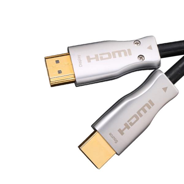 Quality Zinc Alloy Hdmi Optical Cable 20m 50m 100m Hdmi Cable 18Gbps Bandwidth for sale