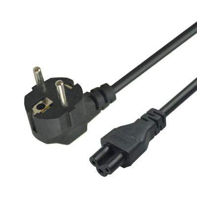 China Home Appliance EU Power Cord 3 Pin Computer Power Cable 1mtr-2mtr for sale