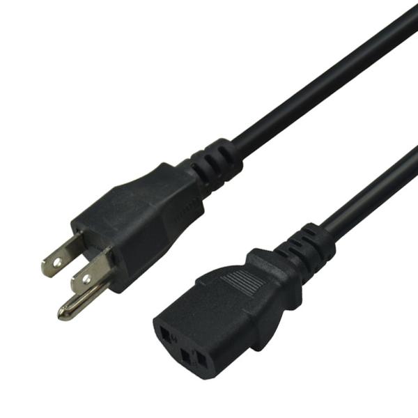 Quality 1m 1.5m C13 USA Power Cord 3 Pin US AC Power Cord For Home Appliance for sale