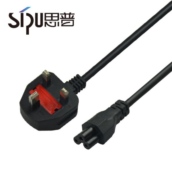 Quality Copper Conductor 3pins Monitor Power Cable Uk C13 Power Cord for sale