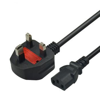China Safe And Stable 3 Pin Uk Power Cord 1.5M UK Plug Power Cable for sale