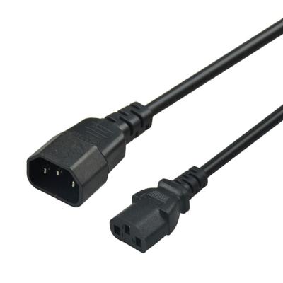 China Pvc C3 C4 Connector Computer Monitor Power Cord Customizable 5m 6m for sale